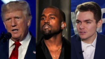 Știrea care a înfuriat Casa Albă: Trump a luat cina cu rapperul Kanye West și cu Nick Fuentes, lider al mișcării pentru supremația albilor. 