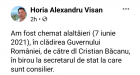 Acuza grava de șantaj în biroul consilierului premierului Cîțu