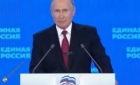 Cu partidul său la cea mai scăzută cotă în sondaje, Vladimir Putin le promite ruşilor lapte și miere