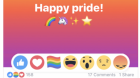 Facebook are o nouă reacție LGBTQ. Ce semnifică noul emoji cu steagul curcubeu