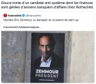 O anchetă Radio France dezvăluie că un candidat anti-sistem la functia prezidentiala
este marioneta bancherilor lui Rothschild