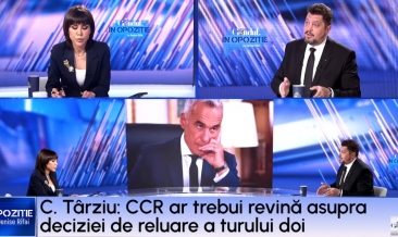 Claudiu Târziu: „AUR nu mai este acel partid care vrea să schimbe sistemul, un partid Făt Frumos, Harap Alb sau Prâslea cel voinic" VIDEO
