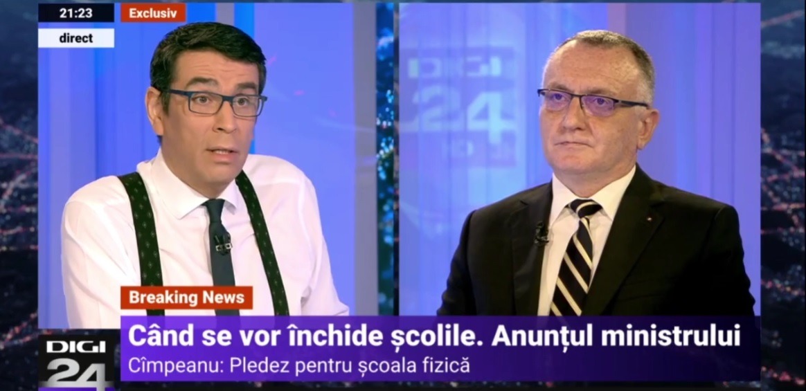 Daniel Funeriu cere conducerii Digi 24 să îl dea afară pe Prelipceanu pentru afirmatia 