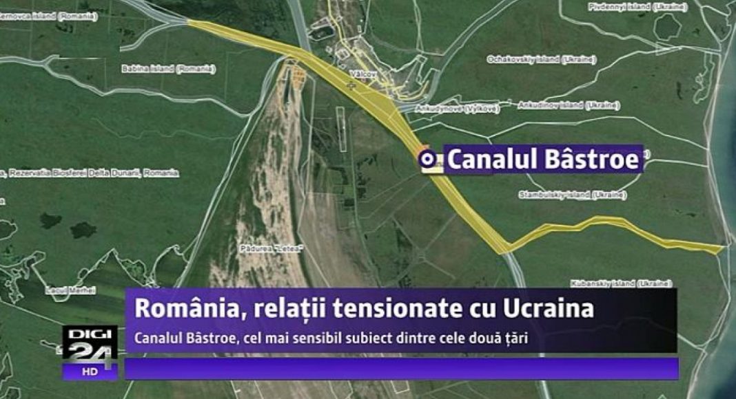 După ce România a dat voie Ucrainei să folosească controversatul canal Bâștroe o navă a sărit în aer!