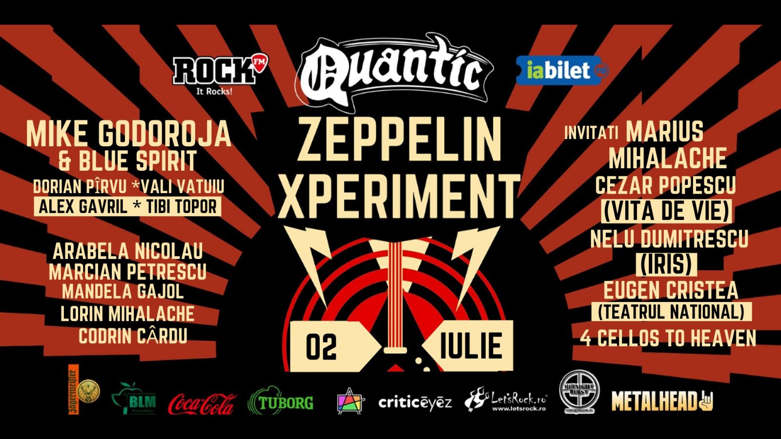 Mike Godoroja te provoacă pe 2 iulie la o nouă experiență Zeppelin în Clubul Quantic!