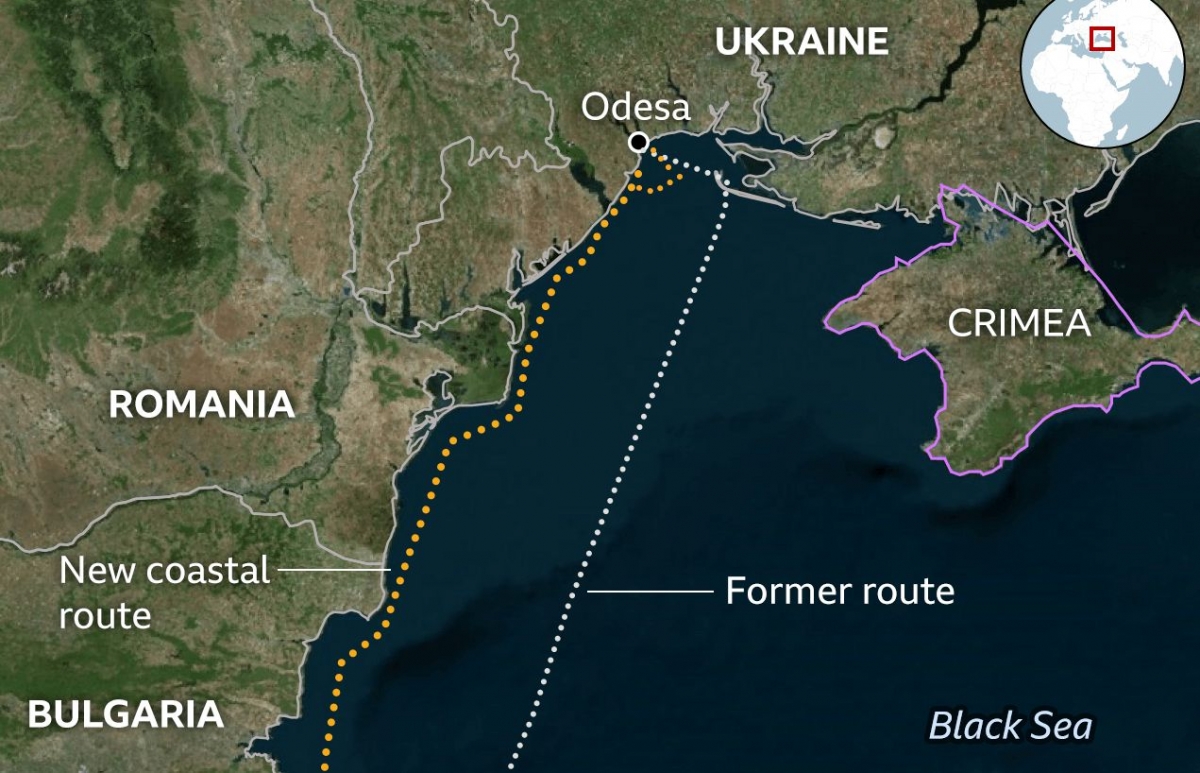 Ministerul rus de Externe spune că Marea Neagră a fost transformată de Kiev într-o amenințare pentru alte state din regiune