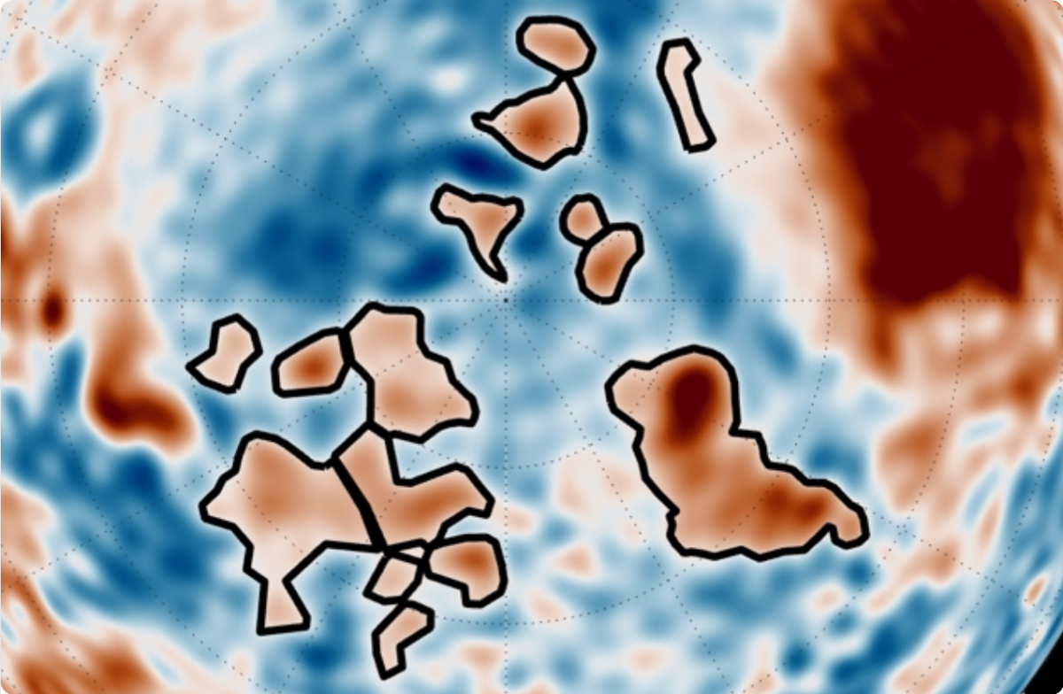 Structuri misterioase,au fost descoperite în interiorul planetei Marte