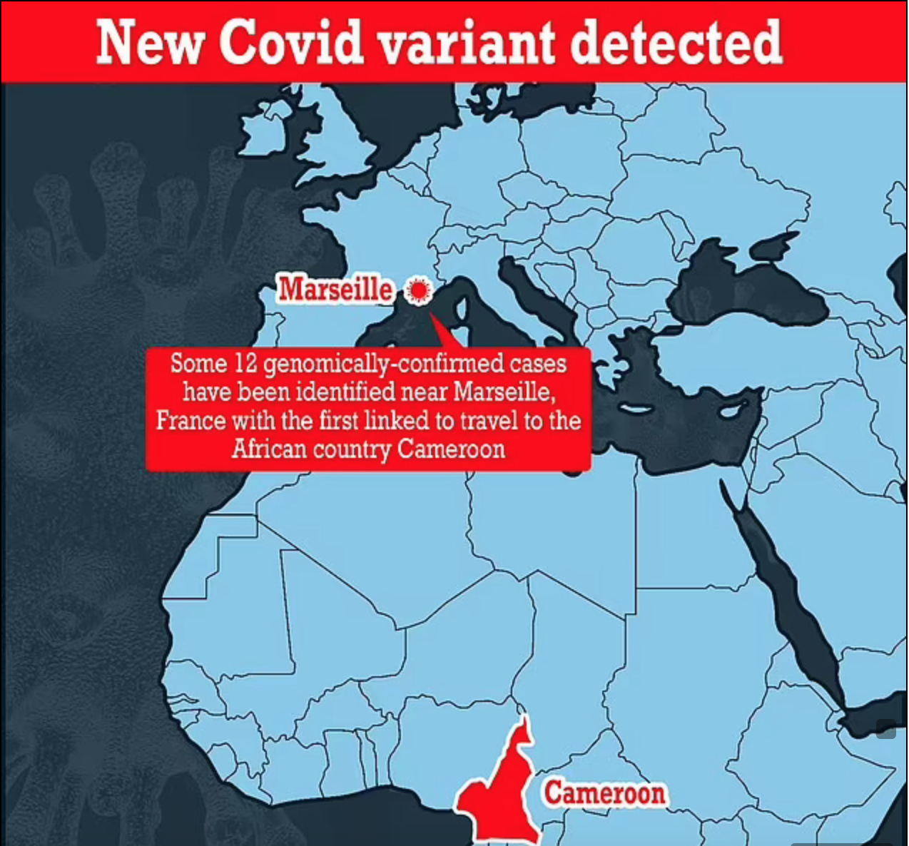 O nouă tulpină Covid a fost descoperită în sudul Franței. Varianta cameruneză B.1.640.2 are 46 de mutații la nivelul proteinei spike