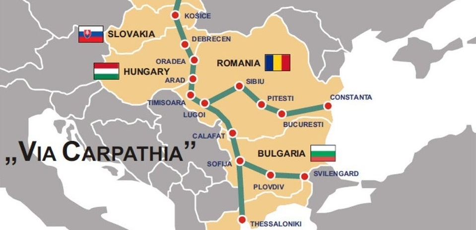 Pe unde trece autostrada Via Carpathia construita de americani in Romania. Tronsoanele finantate din fondul de 7 miliarde de dolari