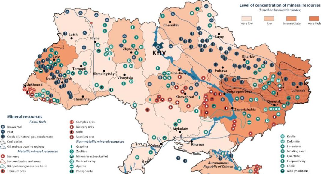 Washington Post: Zăcăminte energetice, de metale și minerale ale Ucrainei în valoare de minim 12,4 trilioane de dolari sunt sub controlul Rusiei!