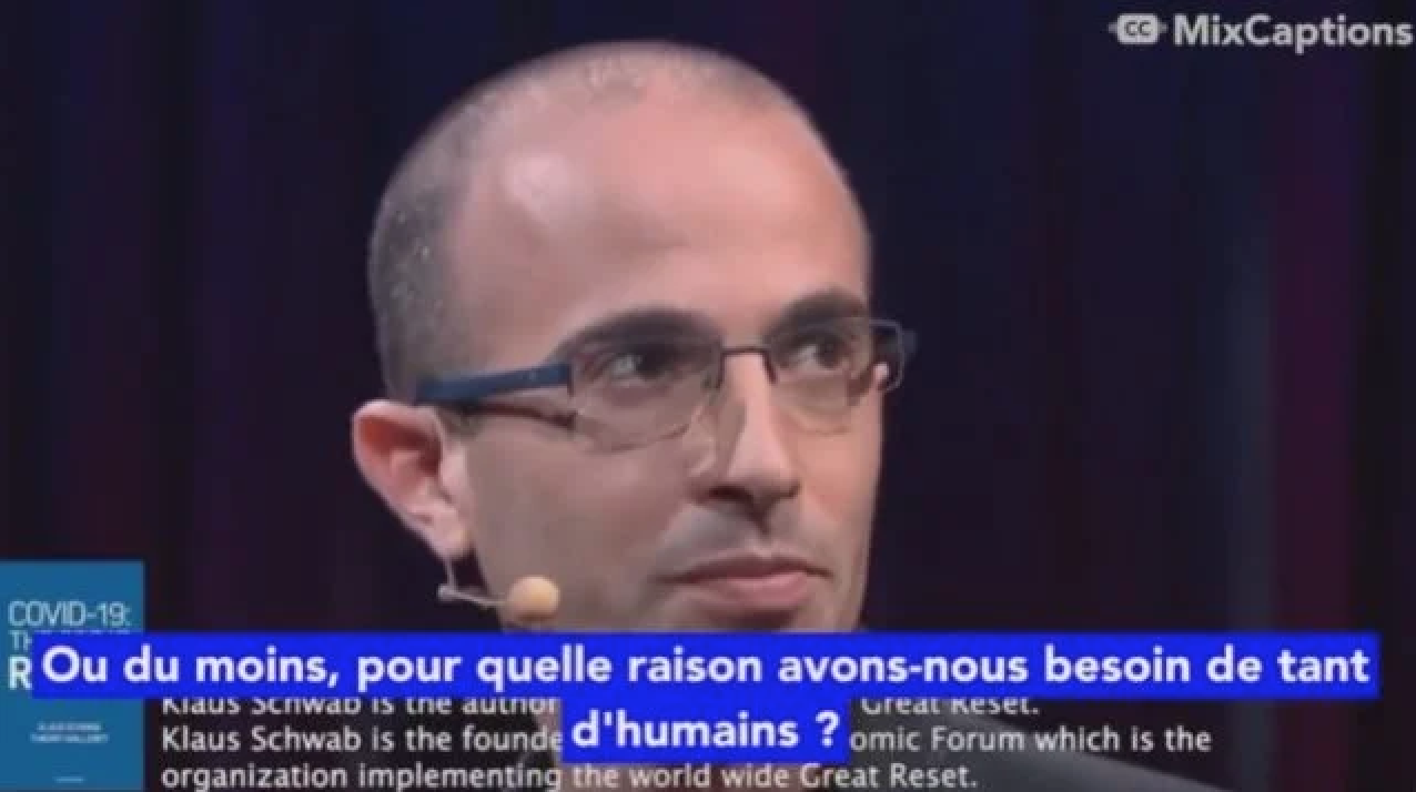 Yuval Noah Harari, consilier principal al lui Klaus Schwab: 